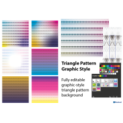 Triangle Graphic Style and Pattern