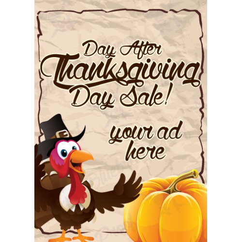 Thanks Giving Flyer - Adobe Illustrator Project File